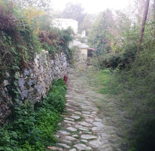 שביל אבנים בכפר צאגאראדה