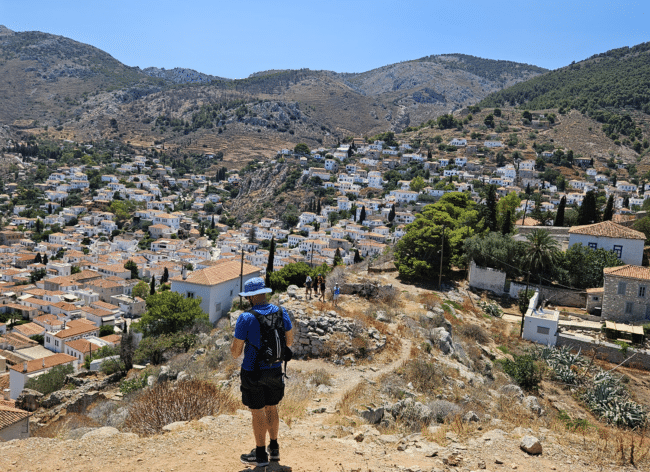 מסלול טיול באי הידרה