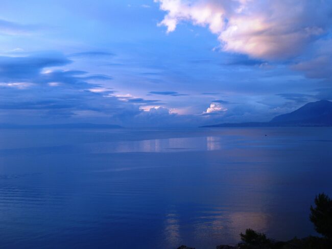 View of the Evian Gulf